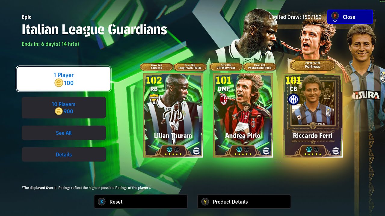 🔴MPP Italian Guardians Pack is Here 🫶🏼| MEMBER ID Rank Push⚡| #live #efootball