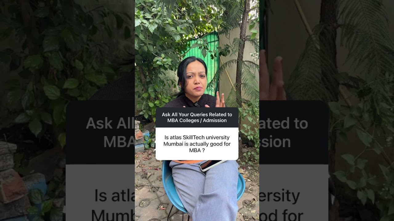 How Is Atlas Skilltech University For MBA ? Atlas Skilltech University Review ✅