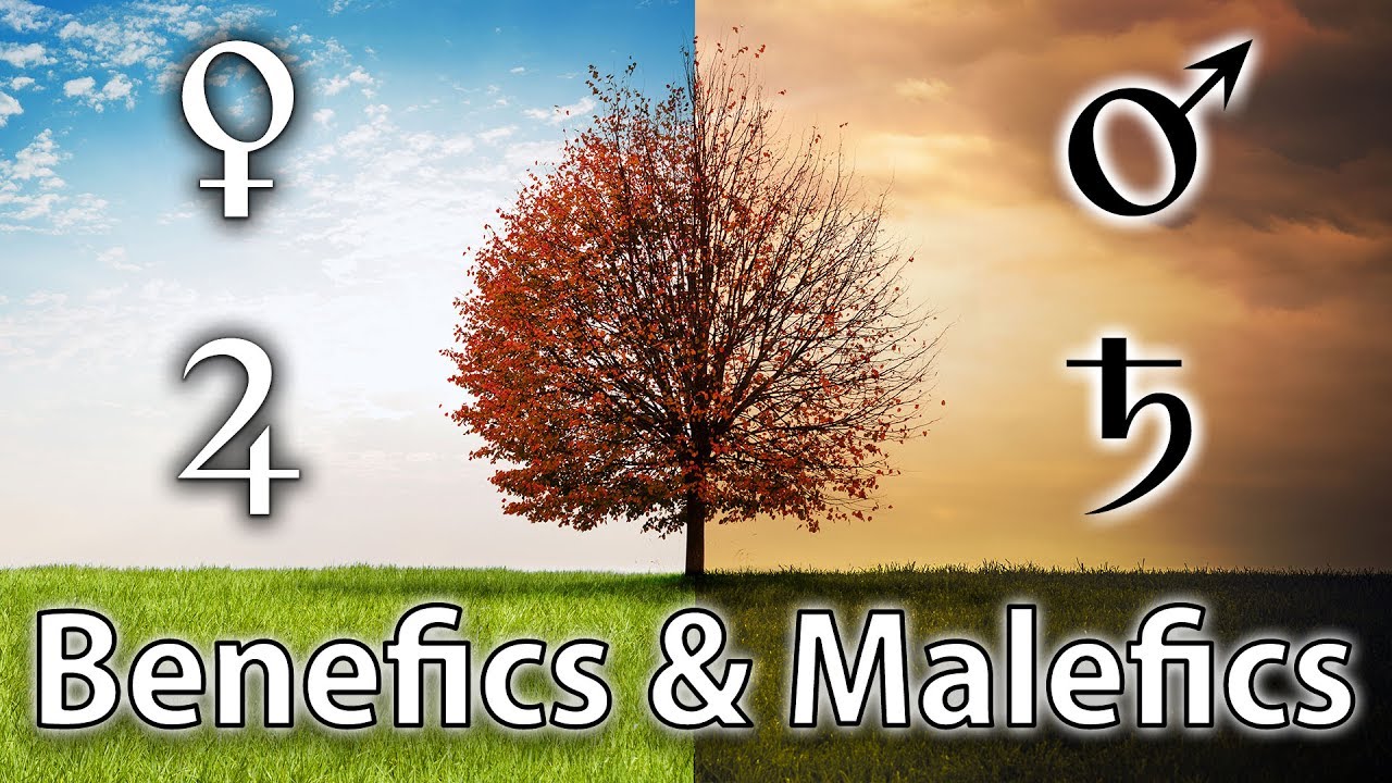 Benefic and Malefic Planets in Western Astrology