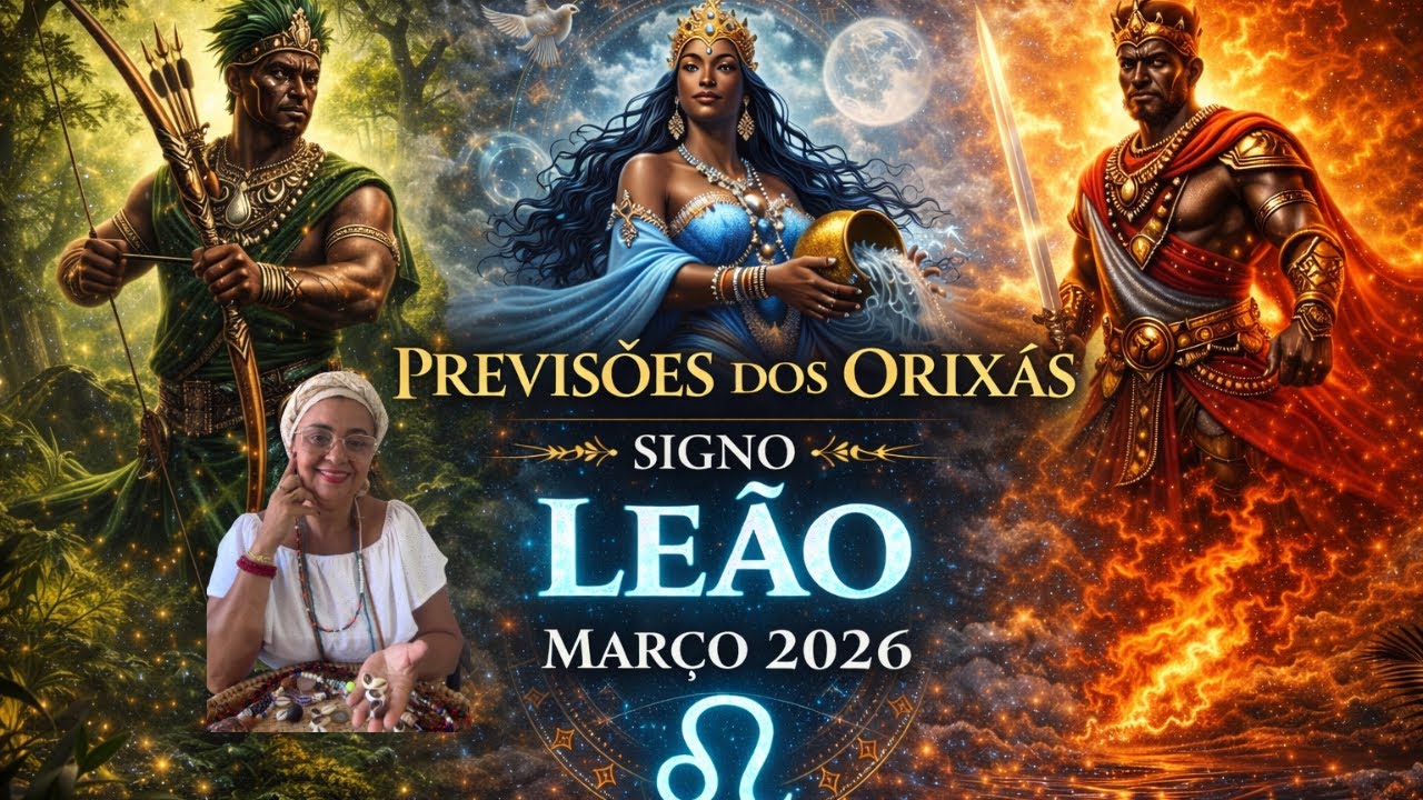 Signo ♌️LEÃO MARÇO 2026 💥Ogum e Oxóssi Abrem Caminhos 😱A Decisão Que Muda Tudo
