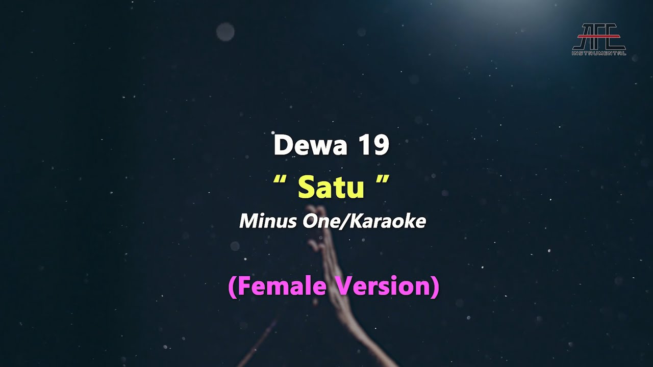 Dewa 19 - Satu | Karaoke - Piano Violin (Female Key/Nada Wanita)