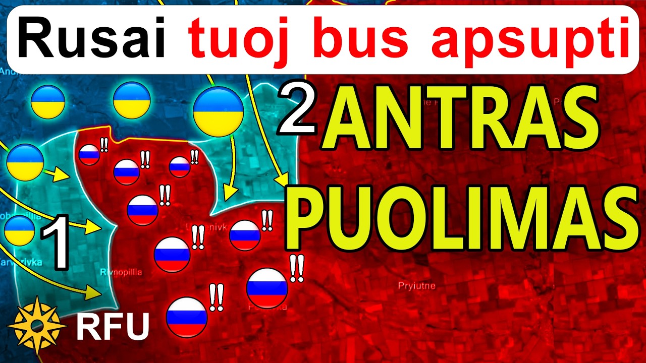 Atvertas antrasis frontas: Rusijos pajėgos dabar triuškinamos iš visų įmanomų pusių! | RFU News