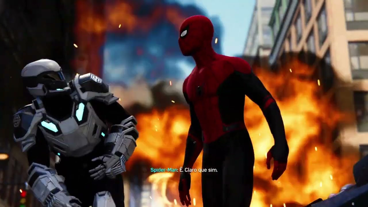 🕷 Spider Man PERSEGUINDO os DEM&Ocirc;NIOS 👹- SPIDER MAN PS4