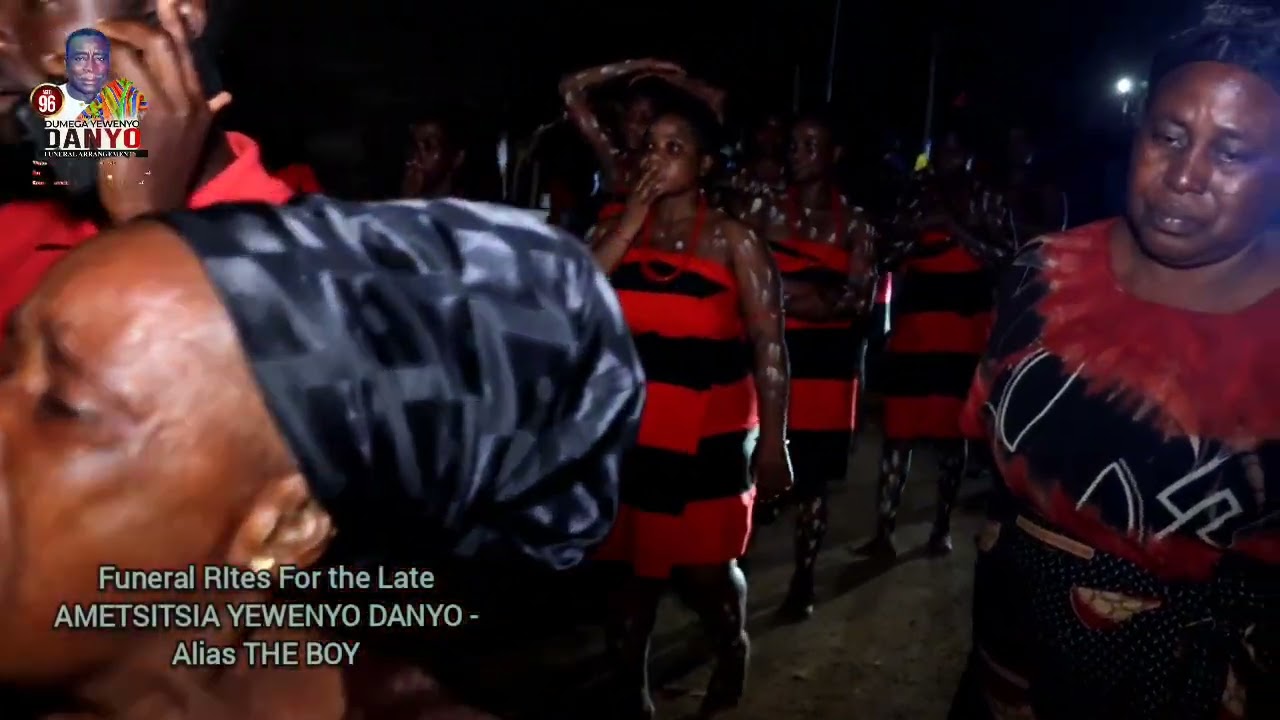 FUNERAL RITES FOR THE LATE AMETSITSIA YEWENYO DANYO ALIAS THE BOY.
