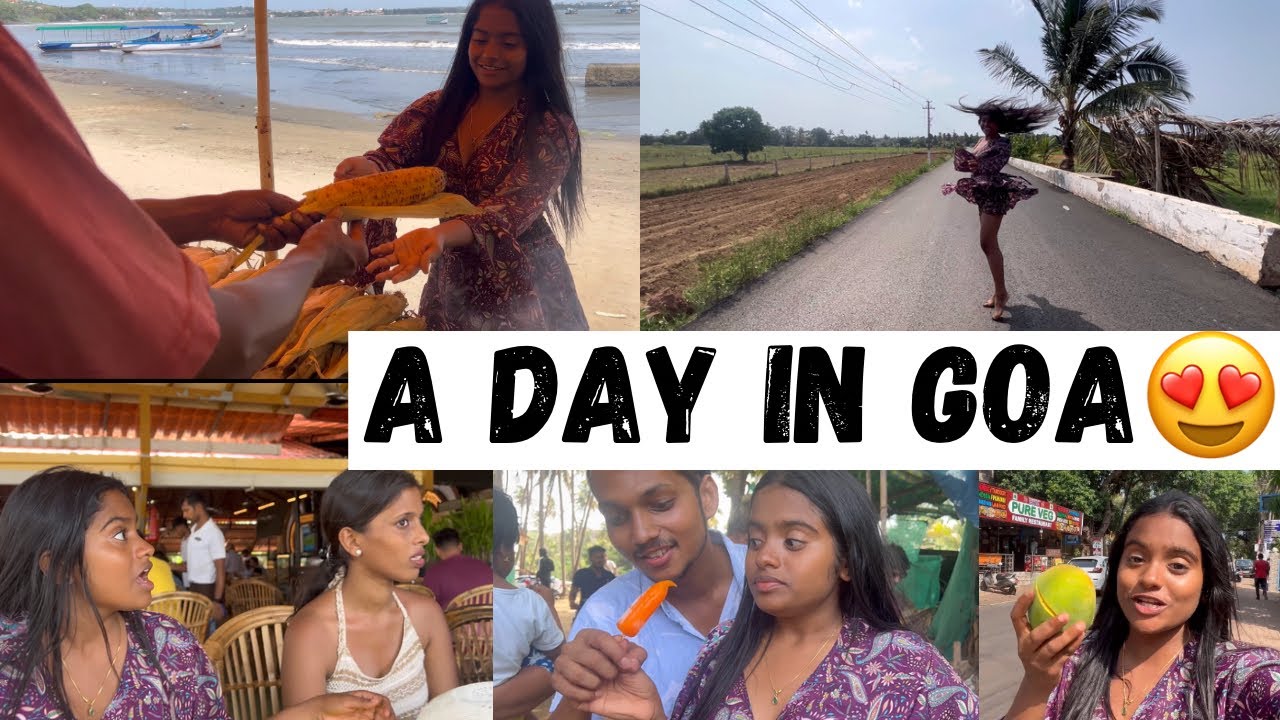 A Day In Goa😍Rakshita Tulu Talks #goa #goabeach  #rakshita #tulu #tuluvlog #tulucontent #tulus