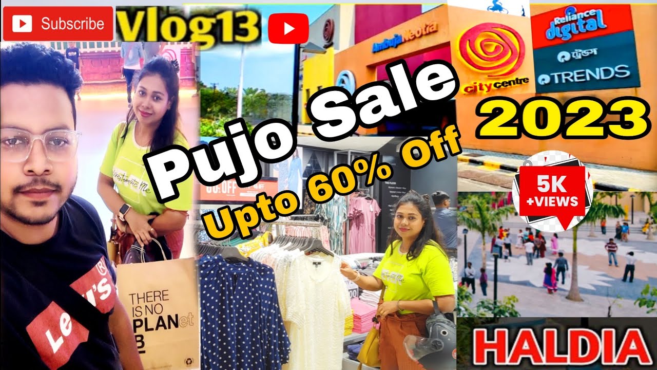 Haldia City Centre Mall 🔥||Big Bazaar Ekhon SMART BAZAAR| Vlog 13 |Pujo Sale Start #vlog #yt #tour