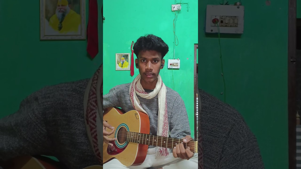 Cham cham rap version Nagpuri guitar tutorial 
