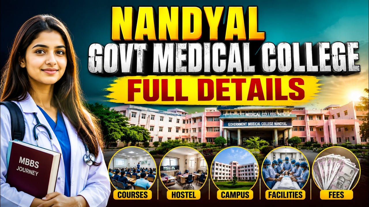 Nandyal Govt Medical College | AP Medical Colleges | Nandyal Medical College cutoff #neet