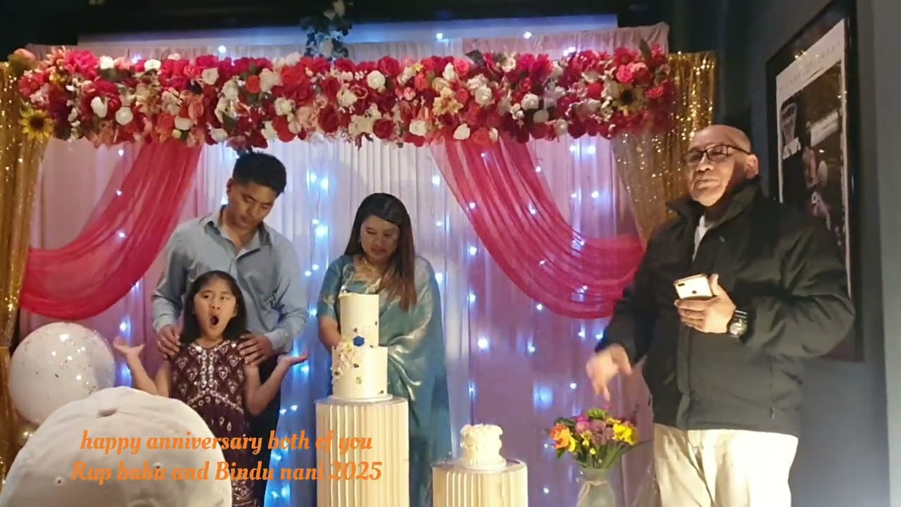 happy anniversary Rup babu and Bindu nani 