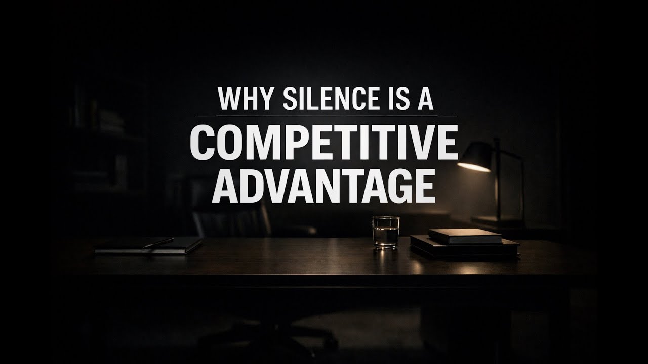 Why Silence Is a Competitive Advantage