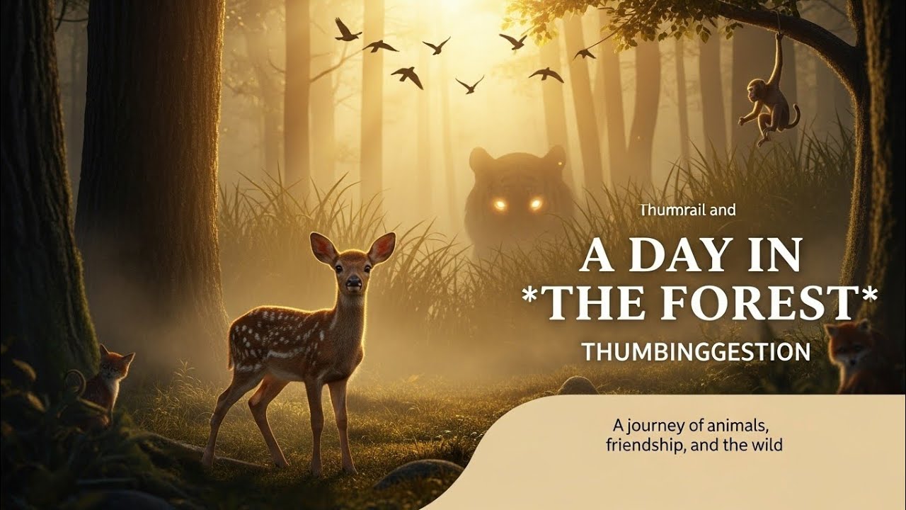 A Day in the Forest &ndash; Realistic Wildlife Journey (4K Nature Short Film)&nbsp;#animals #wildlife #amazon 