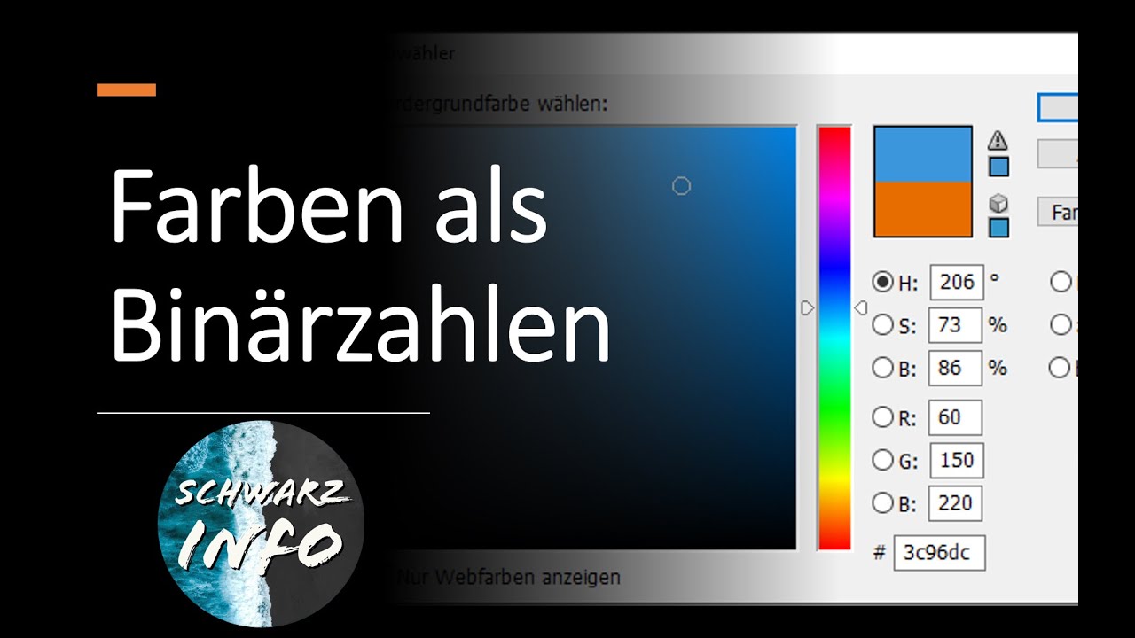 Farben als Binärzahlen | Umrechnung Hexadezimal-Dezimal-Binär