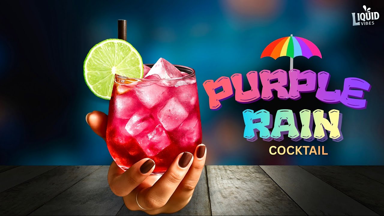 Purple Rain Cocktail | Easy Recipe