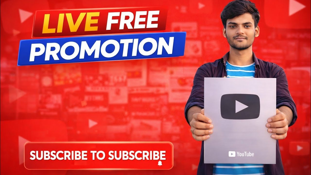 Live Free Promotion 🔴 | Subscribe करें और पाएं Instant Return | Just Joining Now!