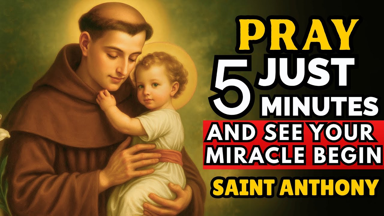 🙏 ПОМОЛИСЬ 5 МИНУТ, НАБЛЮДАЙ, КАК ПРОИСХОДИТ ЧУДО – СВЯТОЙ АНТОНИЙ ПАДУАНСКИЙ 🙏