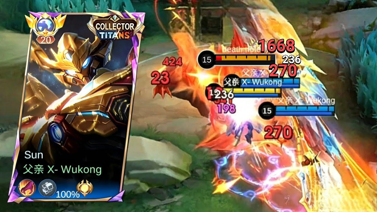FINALLY! SUN NEW COLLECTOR TITAN SKIN IS HERE.... EARLY ACCESS BUT THIS DAMAGE IS ILLEGAL?!😱 | MLBB