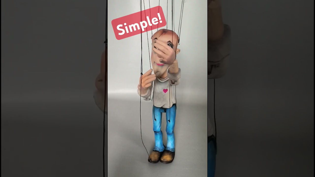 Lesson 2: Master Puppet Hand Movements Like a Pro! #puppet #puppettutorial #marionettes