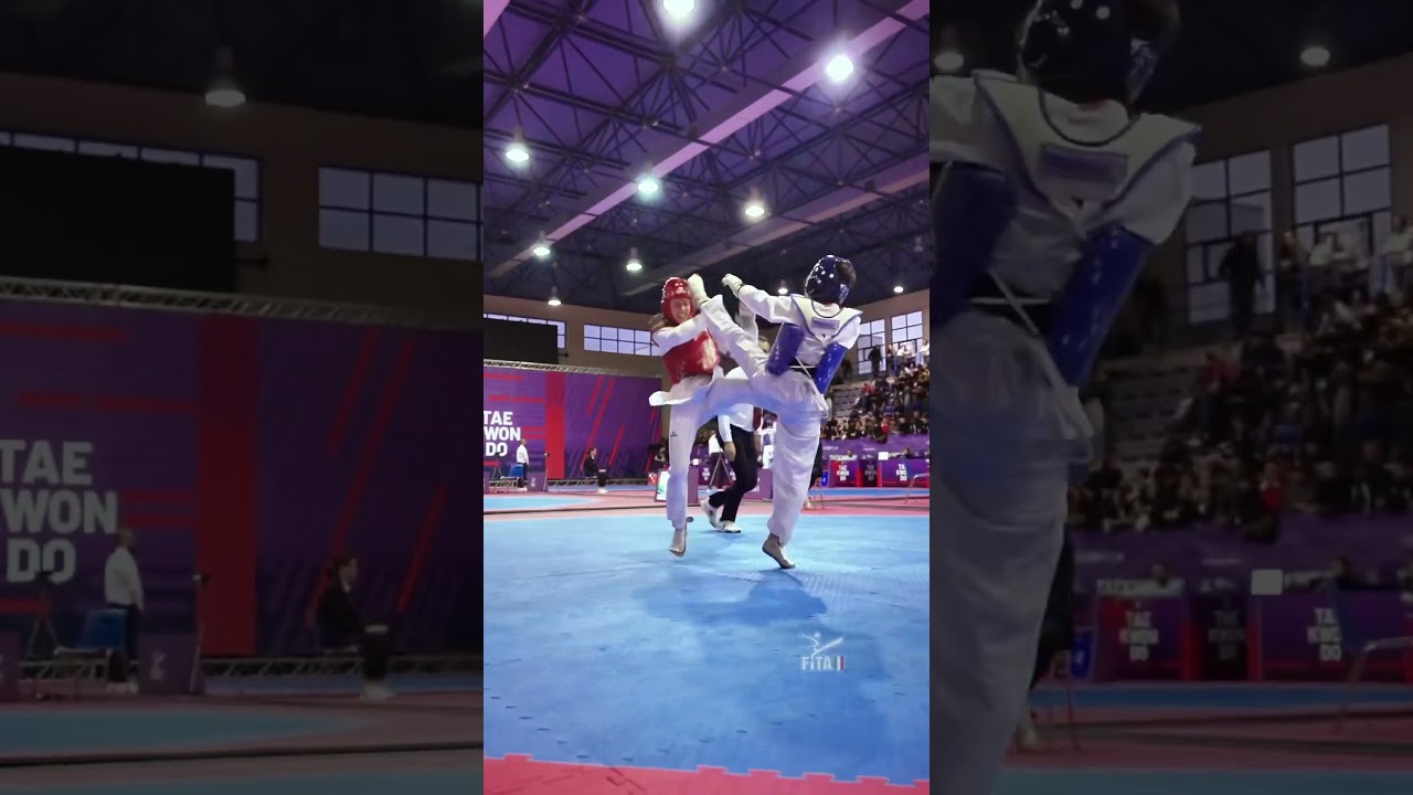 Hit for hit! 💪 #taekwondo #martialarts #sports #shorts #itatkd