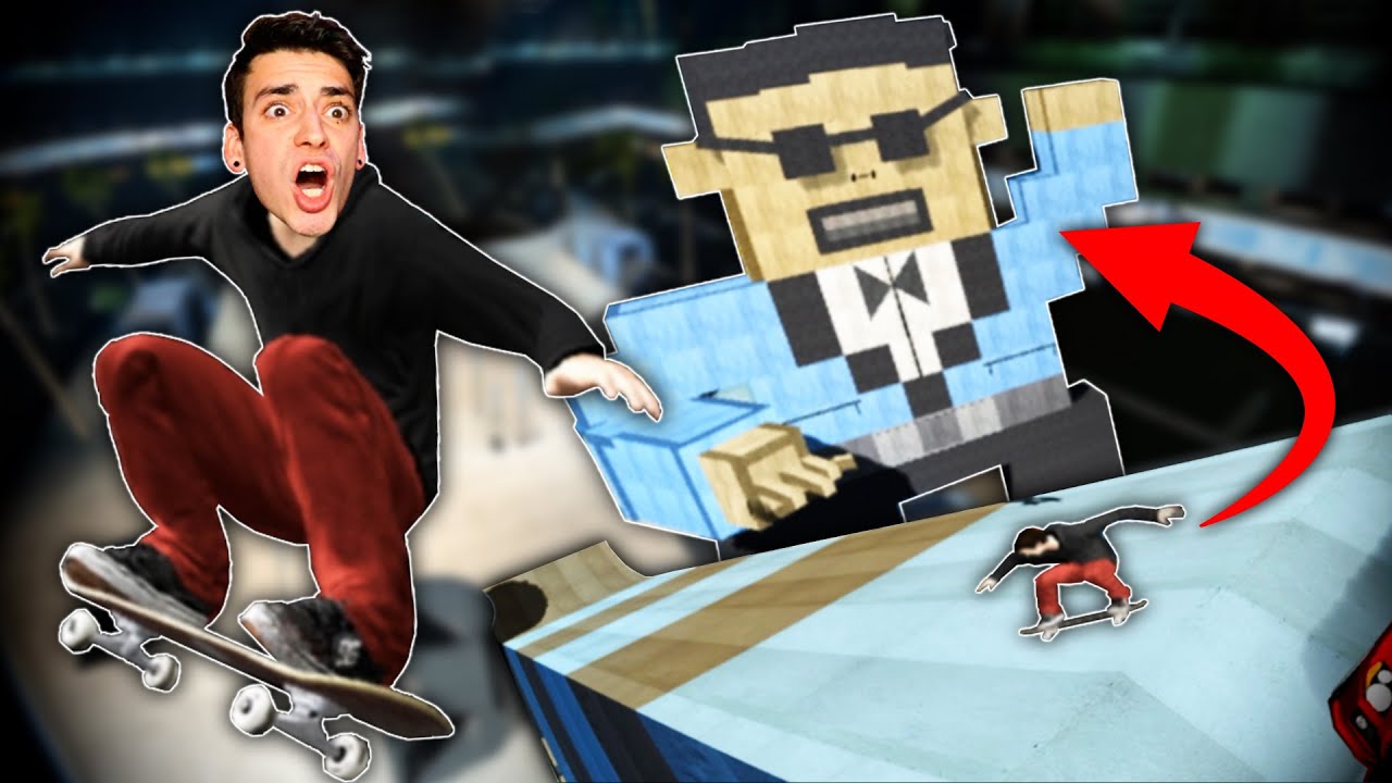 SKATING A GANGNAM STYLE SKATEPARK! (Skate 3)