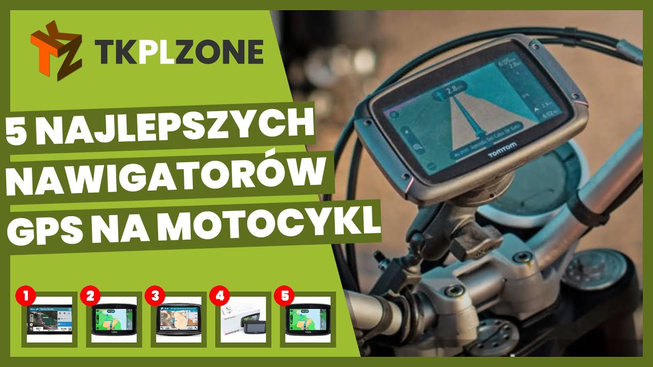 5 najlepszych nawigatorów GPS na motocykl