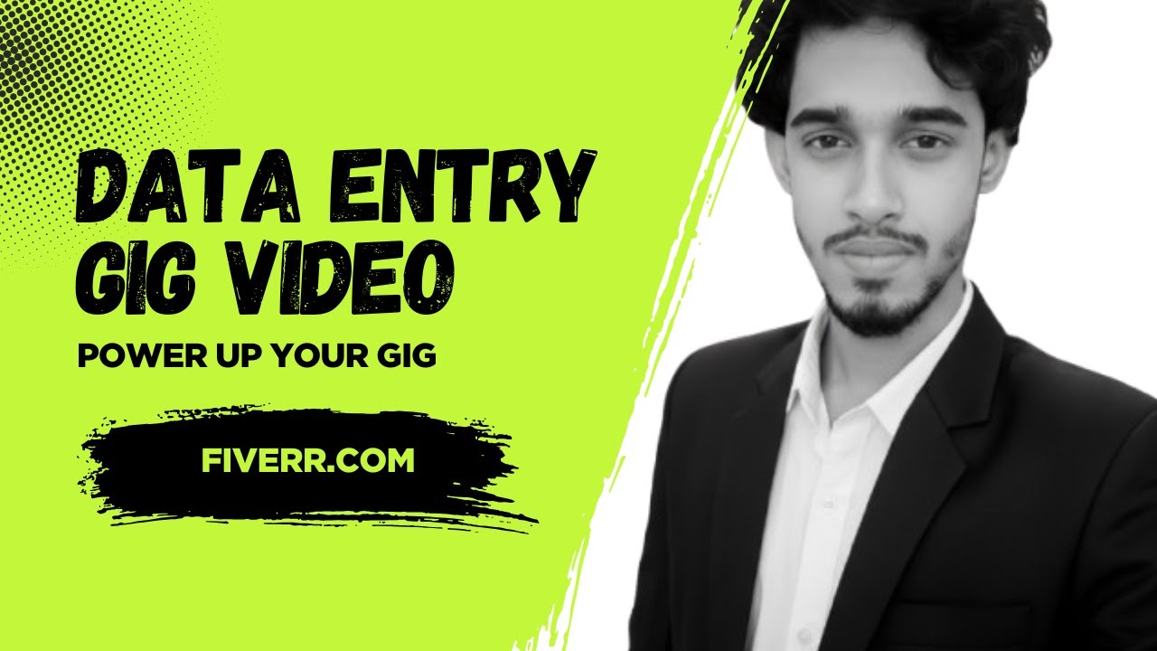 Data Entry Fiverr Gig Video