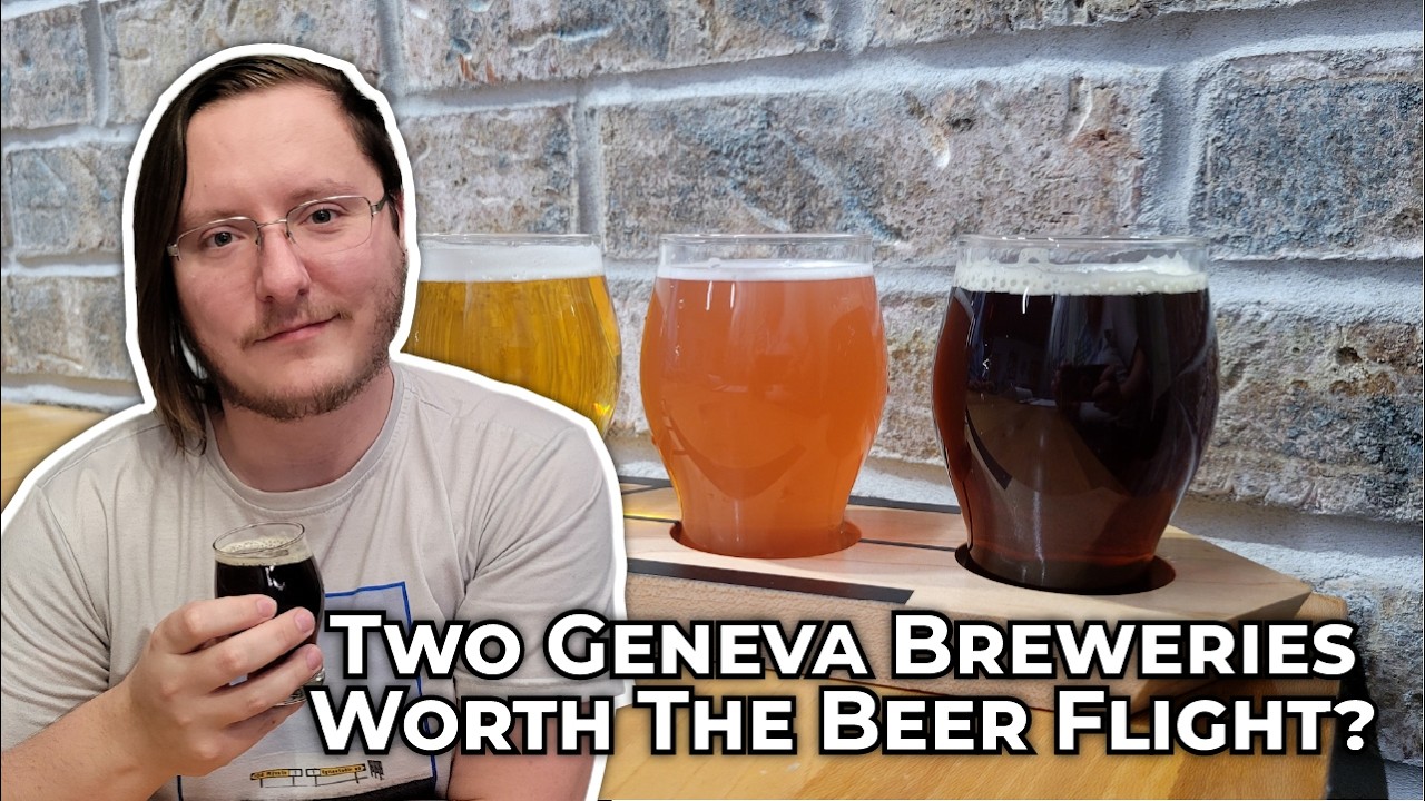 Дегустация пива в местных пивоварнях Женевы, штат Иллинойс | Art History Brewing и Penrose Brewing