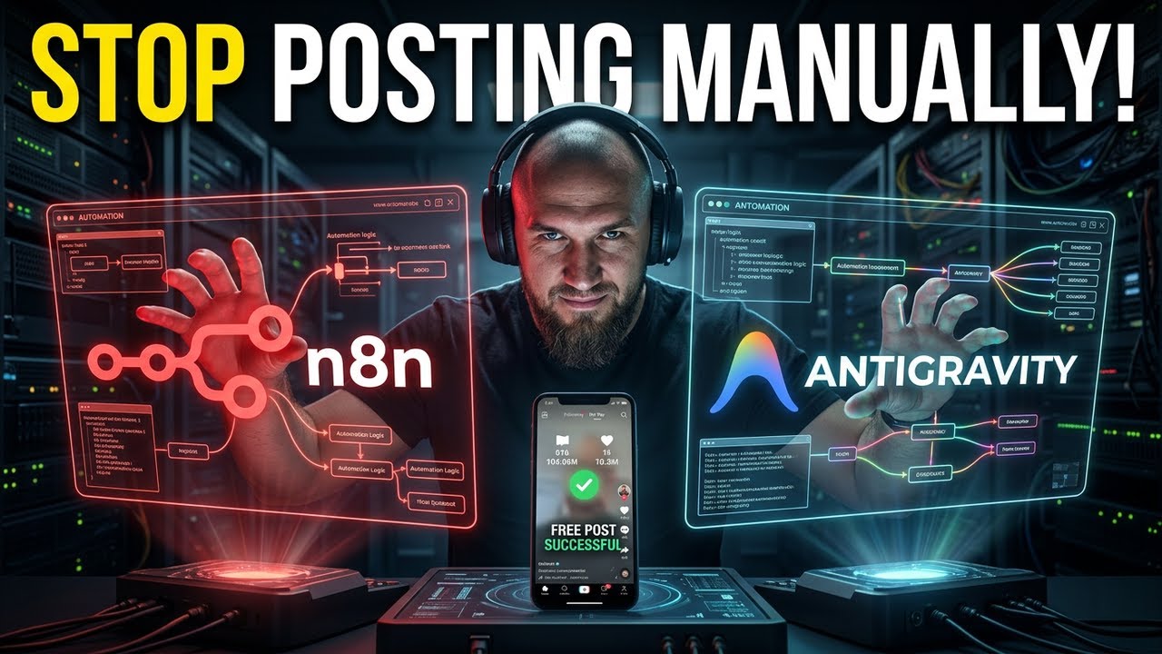 n8n vs Antigravity: Which AI Automation Works Better (Free TikTok Posting)?