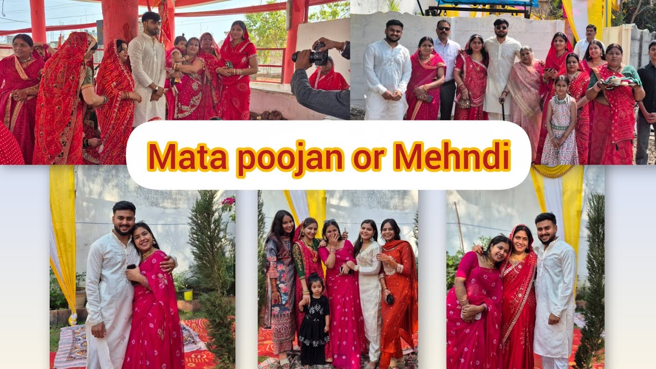 Day - 5 Mata Poojan & Mehndi Ceremony | Dulhe Raja Ki Haldi, Tel Aur Full Dance Masti  #vlog #dance
