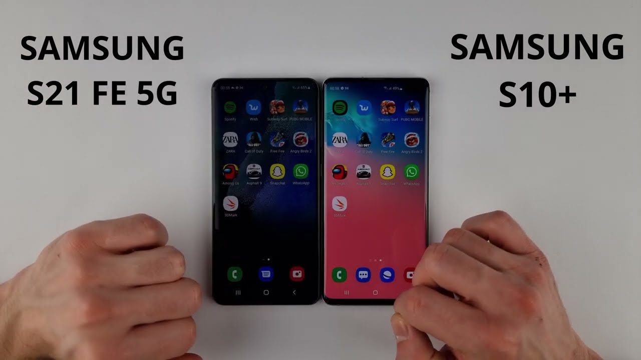 Samsung S21 FE 5G vs Samsung S10 Plus SPEED TEST