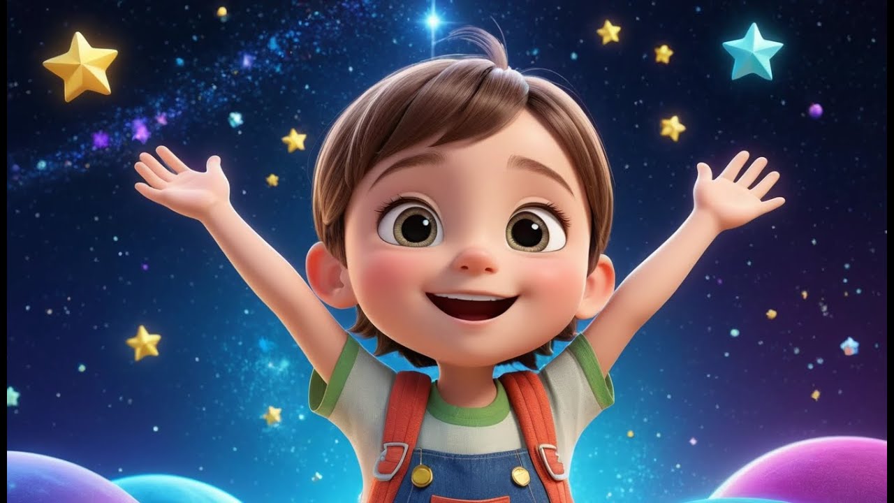Count the Stars in the Sparkling Sky | Magical Kids Song | Fun Counting Rhyme