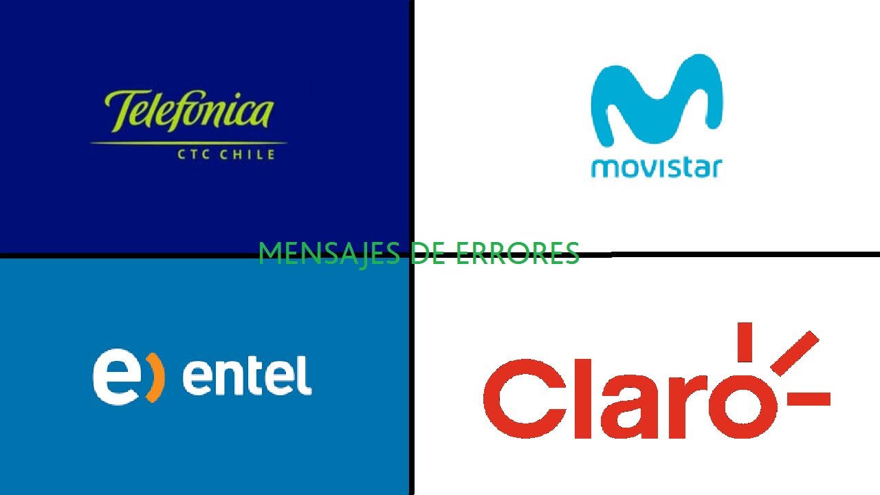 Recopilación de Mensajes de Errores Telefónicos Chilenos