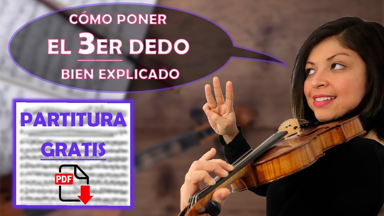 COMO PONER EL TERCER DEDO EN EL VIOLIN (DEDO ANULAR) - CURSO BASICO DE VIOLIN DESDE CERO PARTE 6