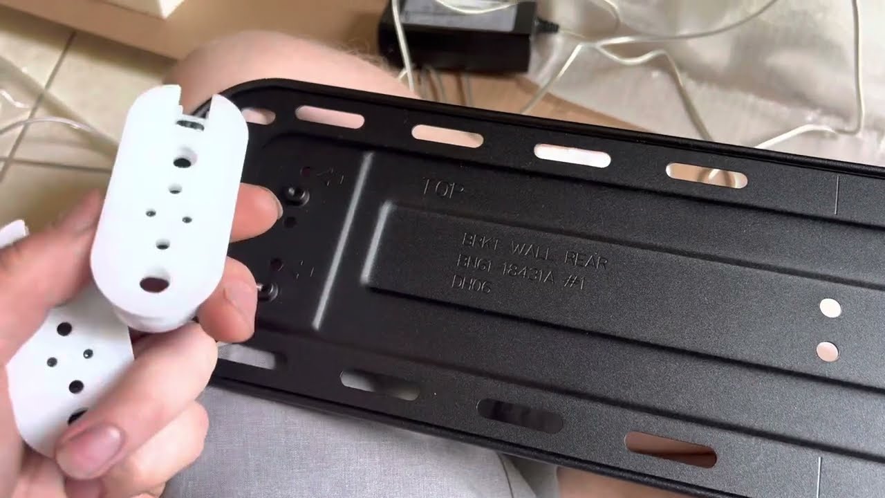 HOW TO INSTALL SAMSUNG AUTO ROTATE WALL MOUNT FRAME QLED