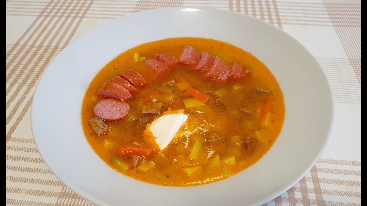 Рассольник с томатом!Sauer Gurken Suppe!