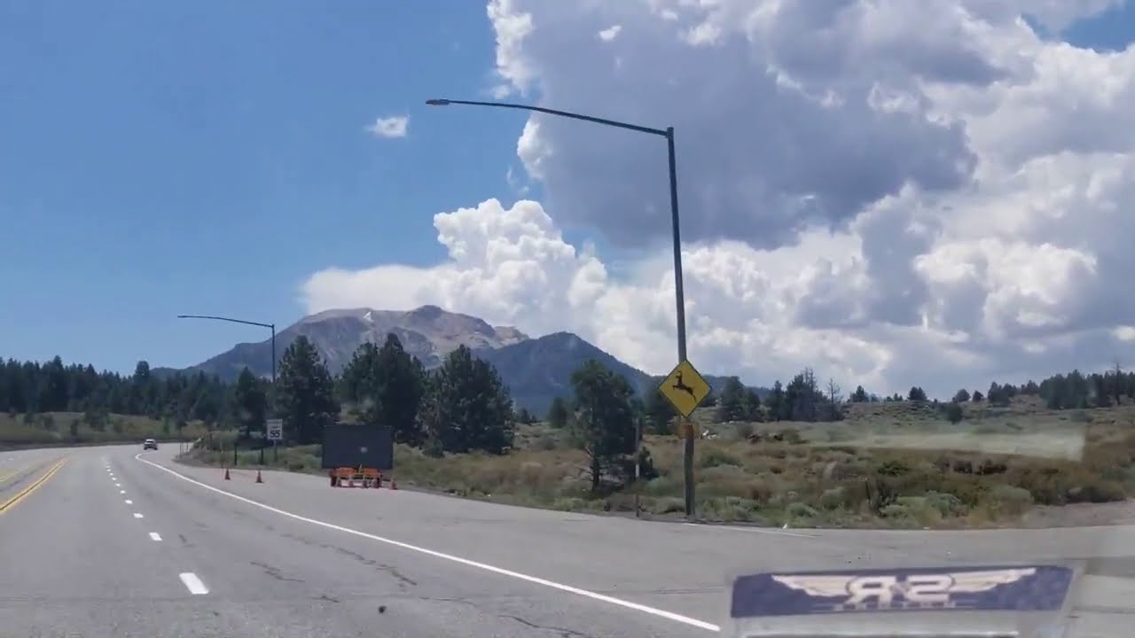 Mammoth Lakes Ca hwy 395 & 203. Beautiful weather and Scenery