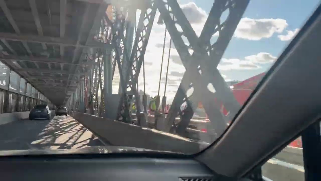 Driving through Manhattan Bridge, NYC | New York | New Jersey 