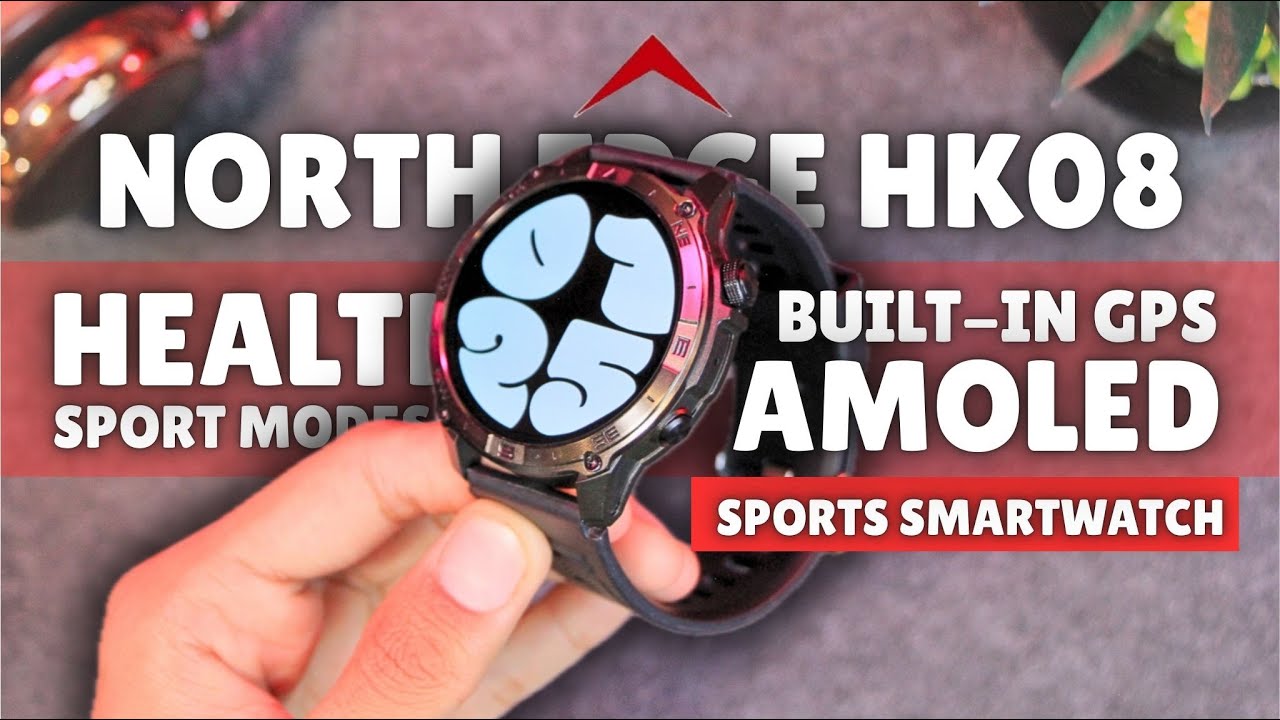 North Edge HK08 Smartwatch Review &ndash; AMOLED, GPS & Always-On at a Crazy Low Price!