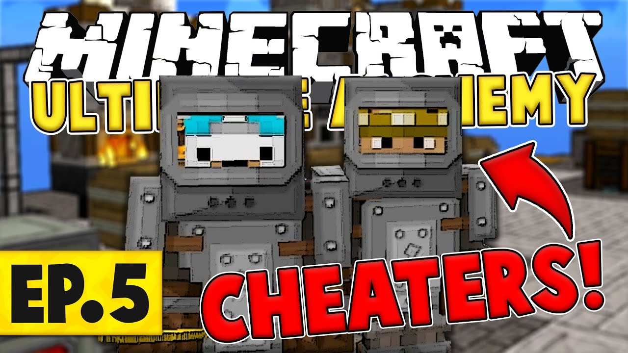 Minecraft Ultimate Alchemy - CHEATERS! #5 [Modded SkyBlock]