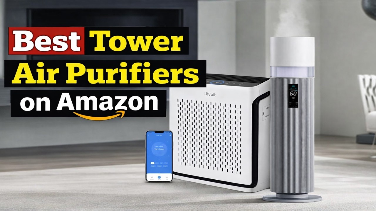 THE Best Tower Air Purifiers ON Amazon Buy Right Now