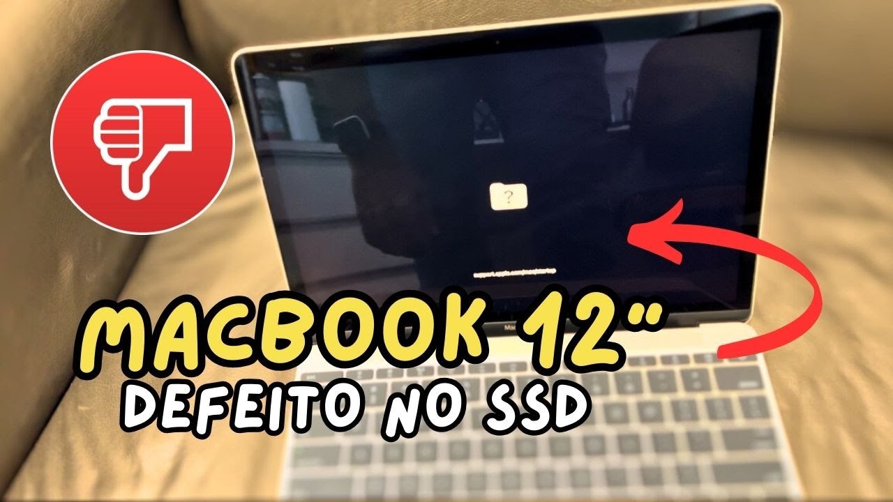 Comprei um Macbook retina de 12" com defeito no SSD