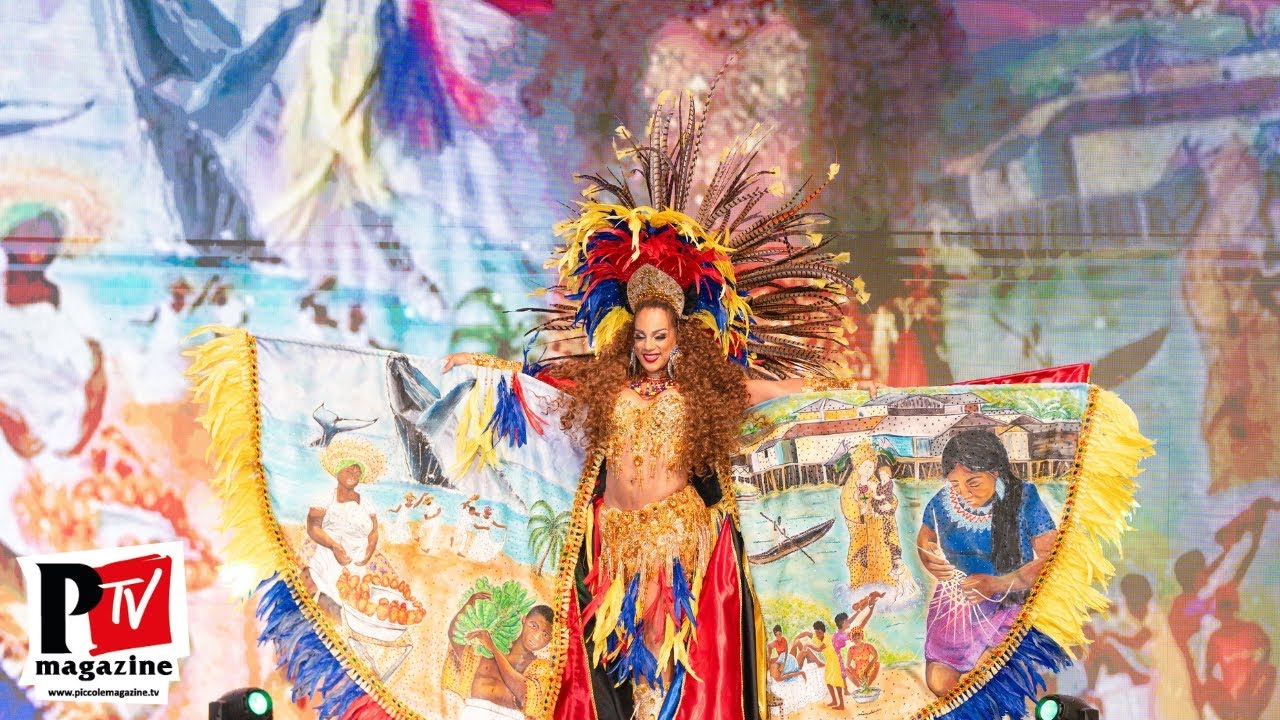 Sfilata in costume tipico al semifinale del Miss T Supranational