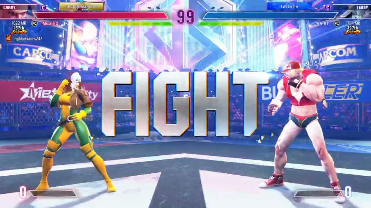 Street Fighter 6 Moss.HD (Rogue) vs WA-01 (Terry MOD)