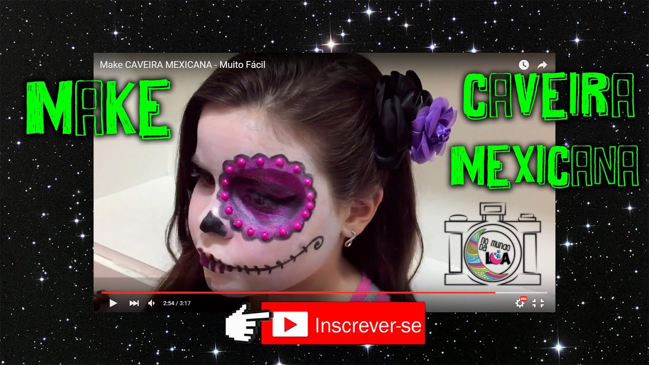 Make CAVEIRA MEXICANA - Muito Fácil