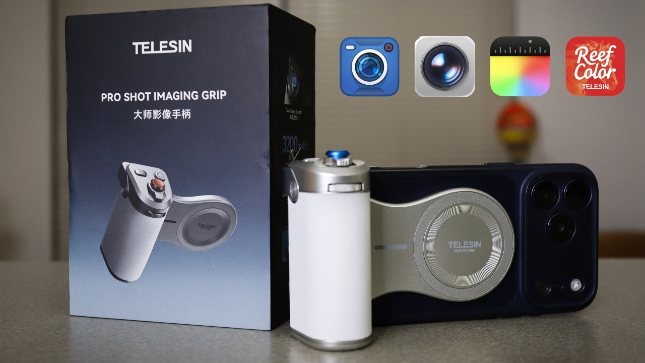 TELESIN Pro Shot Imaging Grip Review | Best iPhone Grip