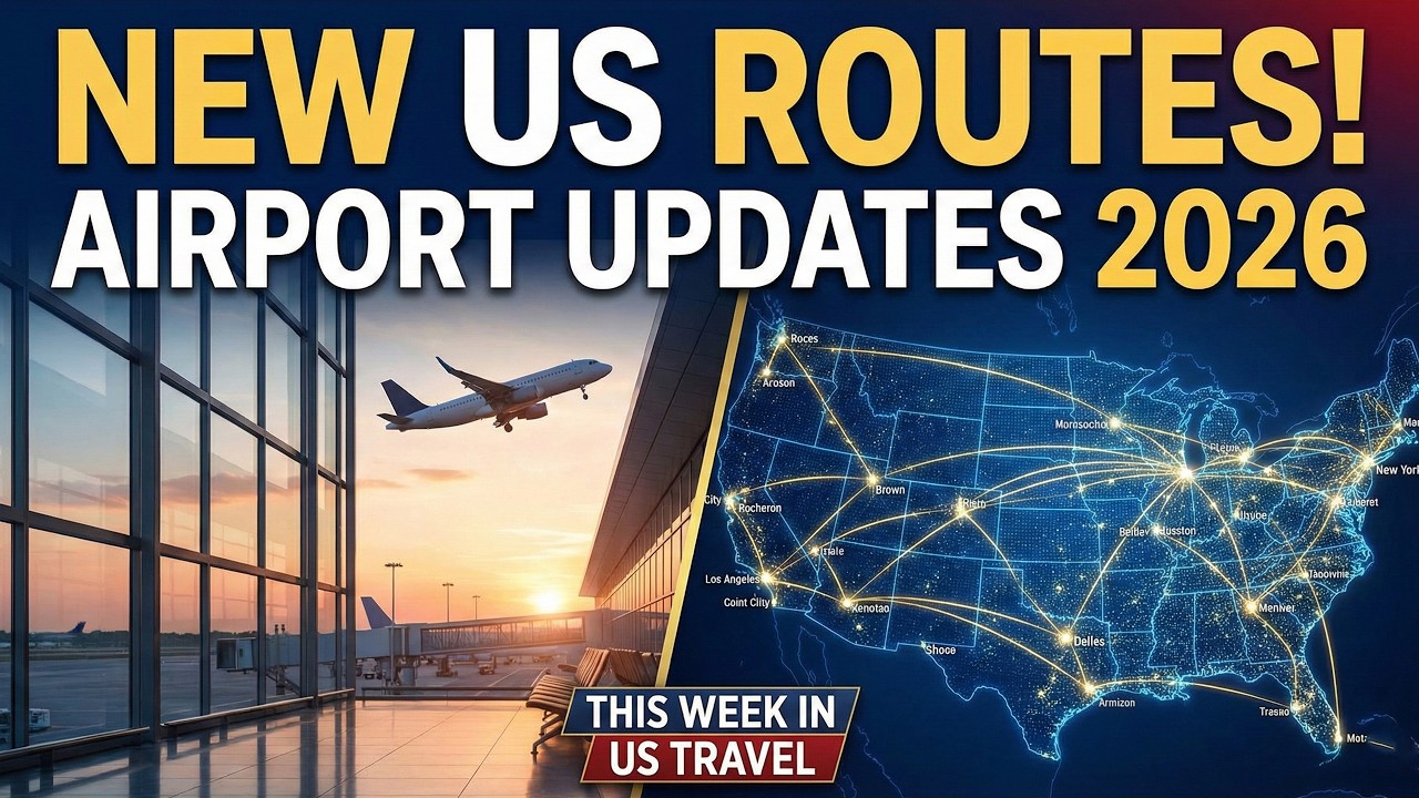 This Week in US Travel | New Airline Routes & Airport Updates