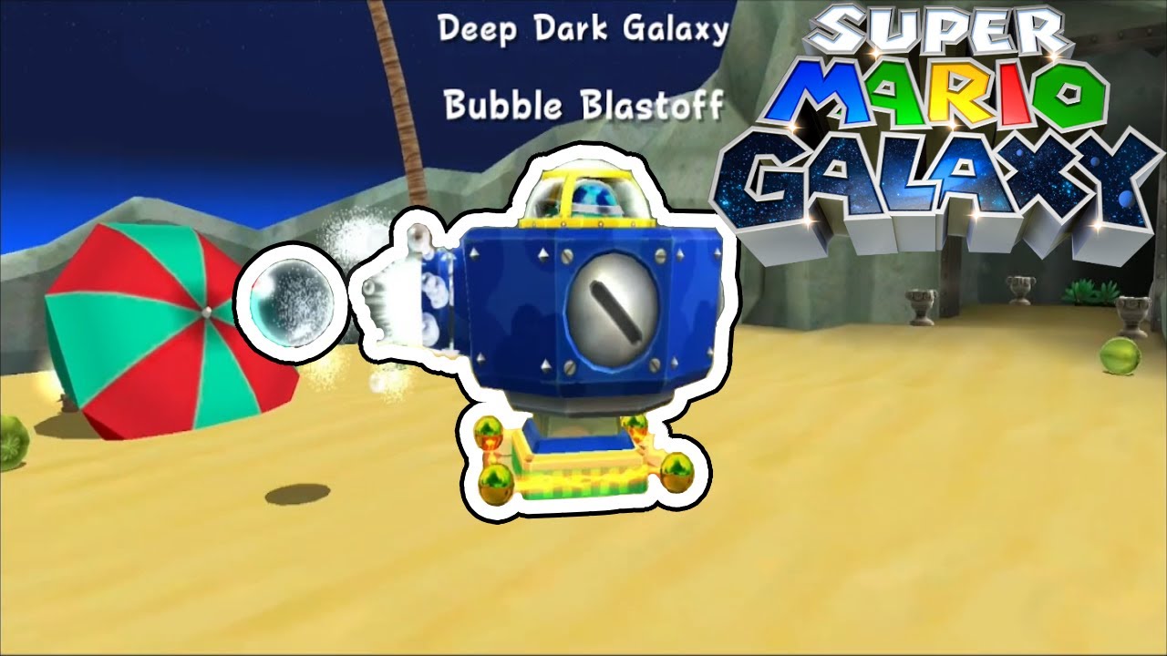 Взрыв пузырьков в Super Mario Galaxy!