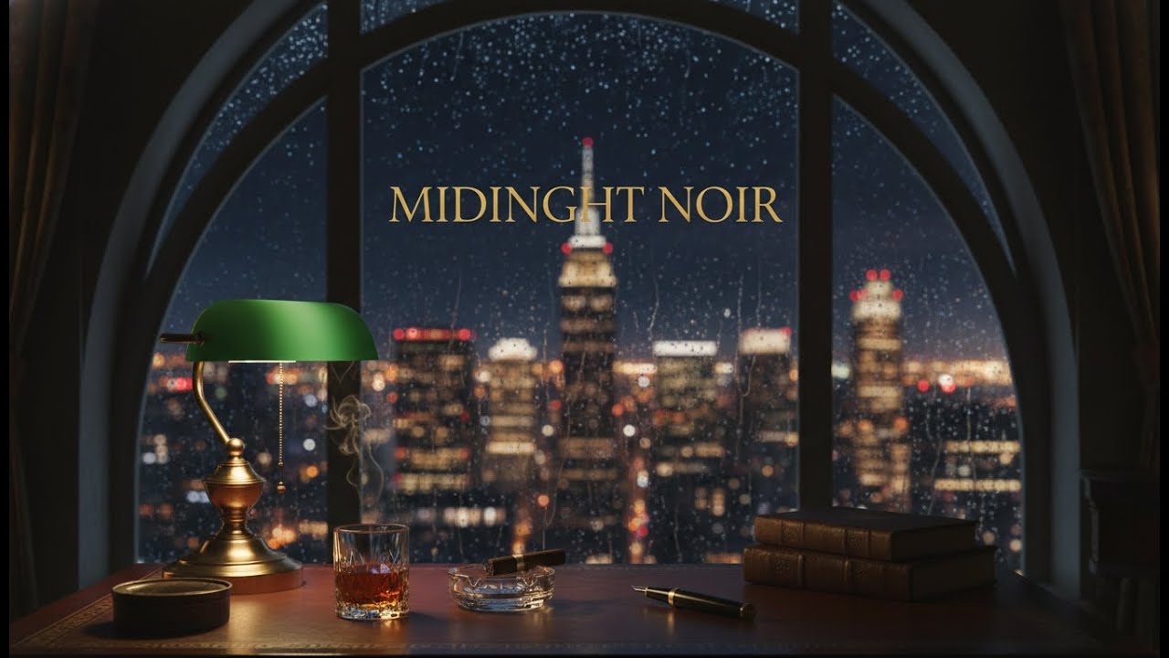 Classic Jazz 1940s 🎻 Rainy NYC Penthouse - Old Money Aesthetic for Deep Focus & Work