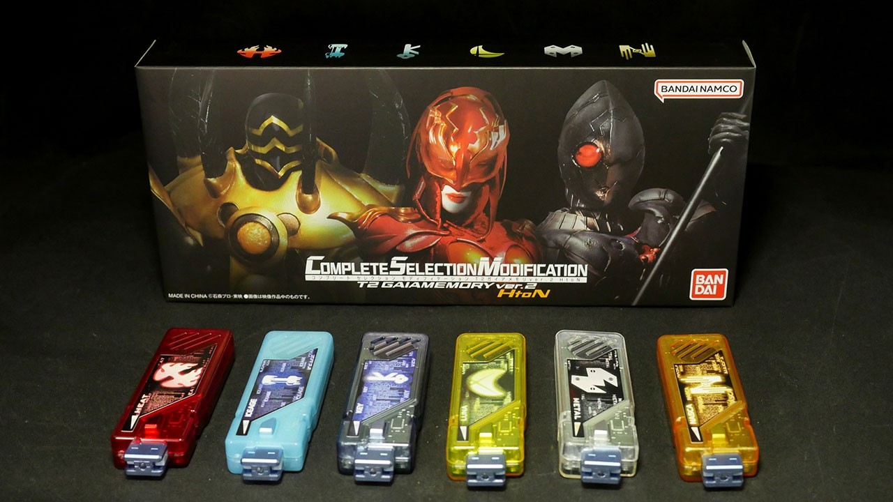 「新規音声でドーパントに変身！」仮面ライダーW ダブル【CSM T2ガイアメモリver.2 HtoN】でもドライバーは1.5...。Kamen Rider W Double