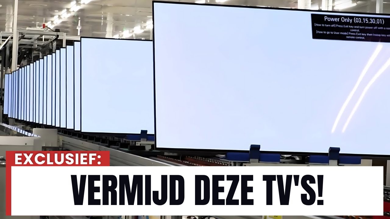 STOP met het kopen van deze tv’s in 2026! TOP 8 modellen van slechtst naar best gerangschikt!!