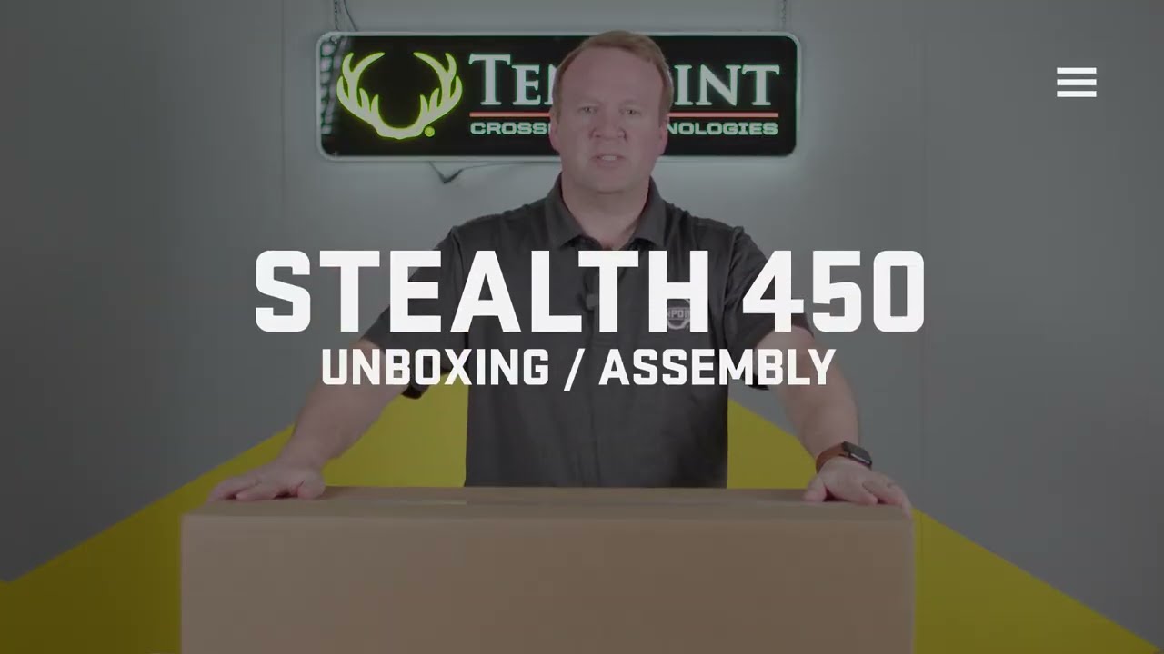 Распаковка и сборка арбалета TenPoint Stealth 450 | Арбалеты TenPoint